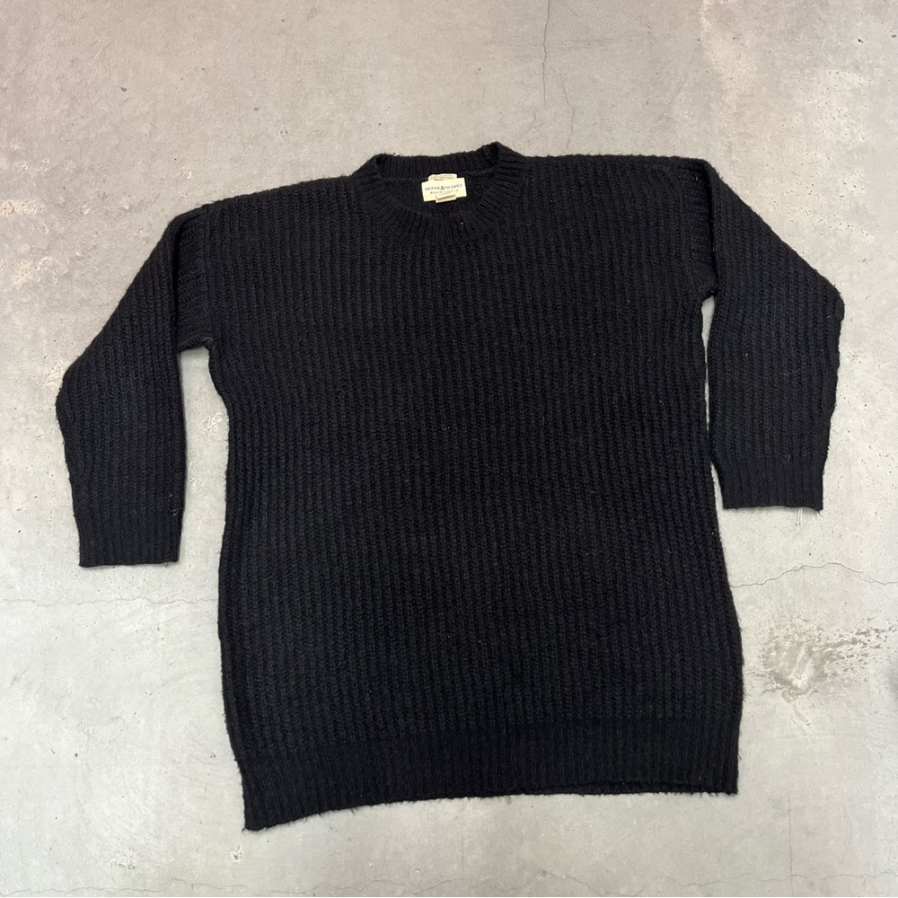 Denim & Supply Ralph Lauren Sweater Mens Medium Italian Yarn Wool Knit Black